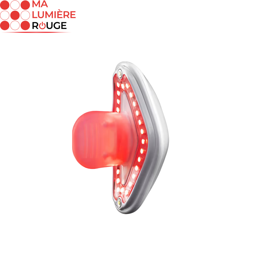 Appareil LED de Luminothérapie pour Lèvres Pulpeuses, Rebondies et Unifiées - Ma Lumière Rouge®