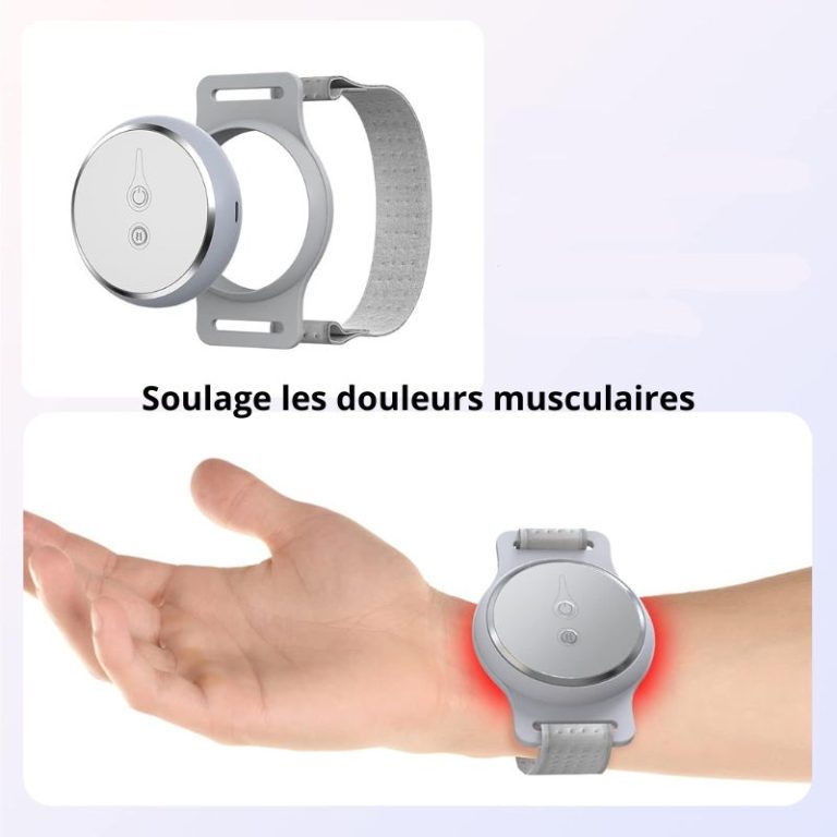 Bracelet de Luminothérapie Infrarouge: Douleurs Poignet et Main - Ma Lumière Rouge®