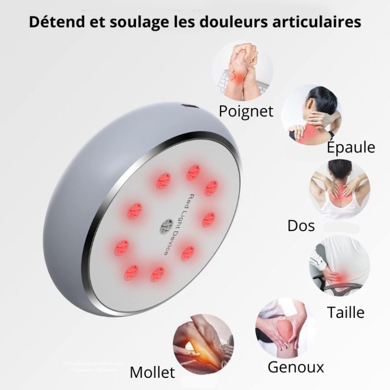 Bracelet de Luminothérapie Infrarouge: Douleurs Poignet et Main - Ma Lumière Rouge®