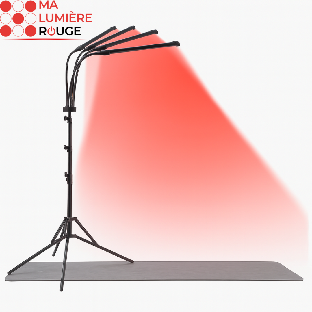 Lampe Luminothérapie à bras articulés: Bien-être et Soulagement - Ma Lumière Rouge®