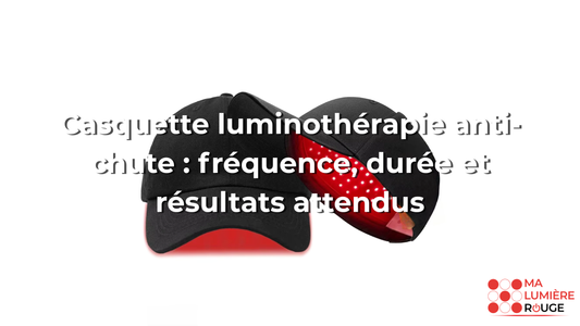 Casquette luminothérapie anti-chute : fréquence, durée et résultats attendus