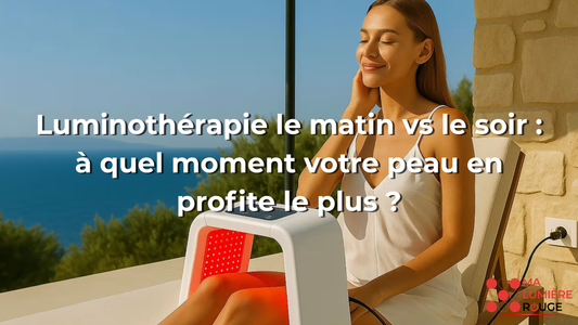 Luminothérapie le matin vs le soir : à quel moment votre peau en profite le plus ?
