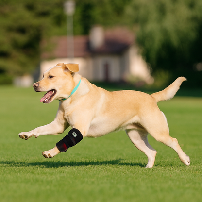 Attelle de Luminothérapie Anti-Arthrose pour Chien - Ma Lumière Rouge®