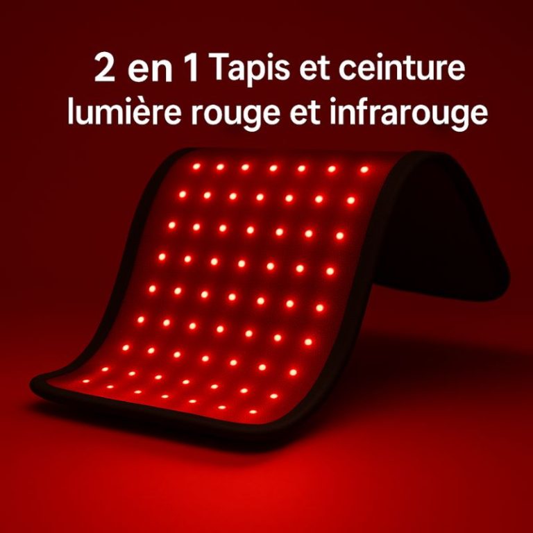 Bande Souple de Luminothérapie: Douleurs, Récupération et Circulation - Ma Lumière Rouge®
