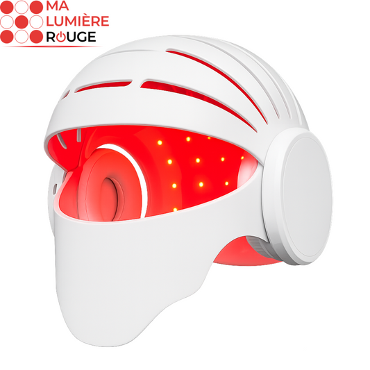 Casque LED pour Repousse Cheveux: Luminothérapie Capillaire - Ma Lumière Rouge®