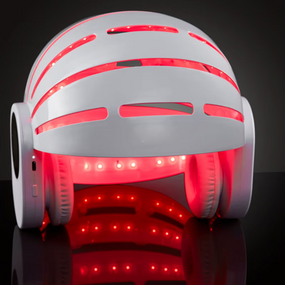 Casque de Luminothérapie pour repousse Cheveux: Favorise Repousse et Densité - Ma Lumière Rouge®