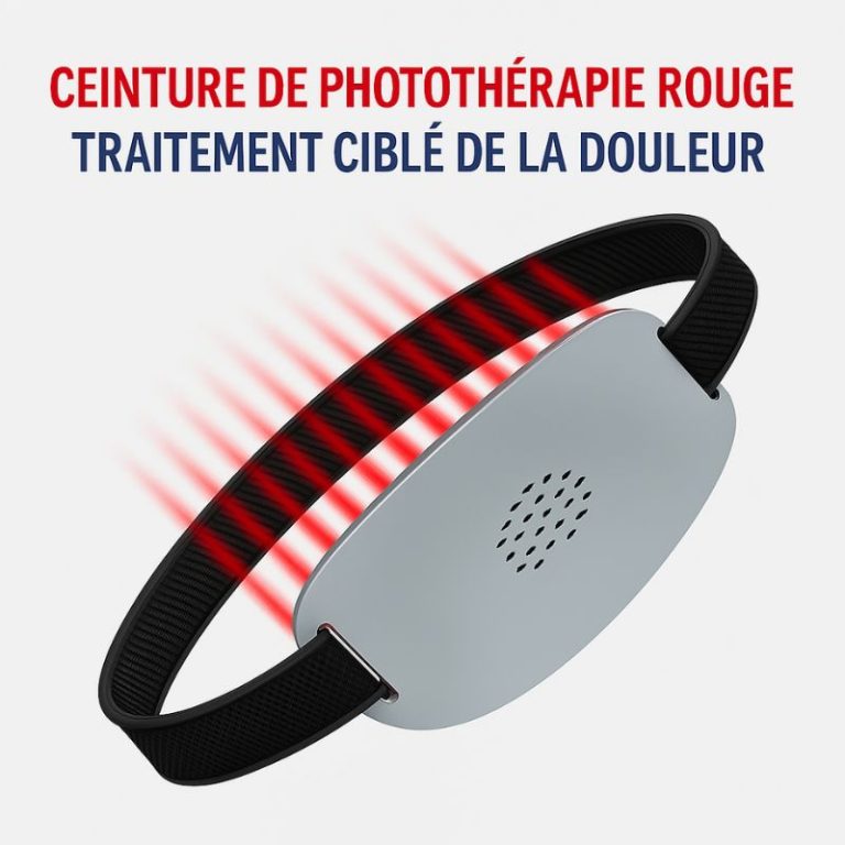 Ceinture Luminothérapie: Traitement Ciblé pour Douleurs Chroniques et Tensions - Ma Lumière Rouge®