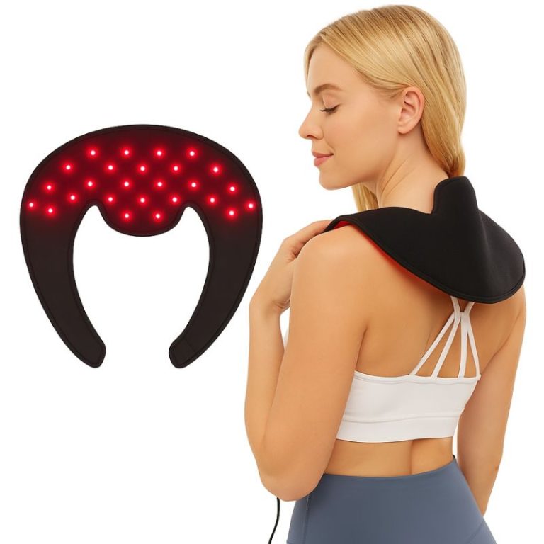 Ceinture Luminothérapie pour Cervicale: Apaisement Tensions Cervicales et Musculaires - Ma Lumière Rouge®