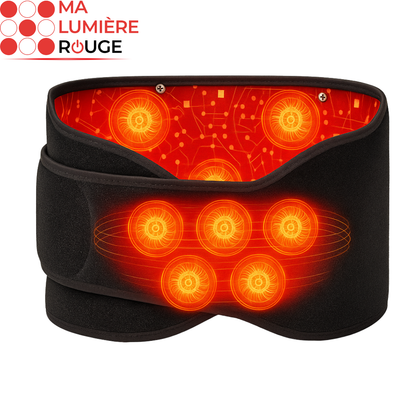 Ceinture de Luminothérapie: Soulagement Douleurs Dos et Lombaires - Ma Lumière Rouge®