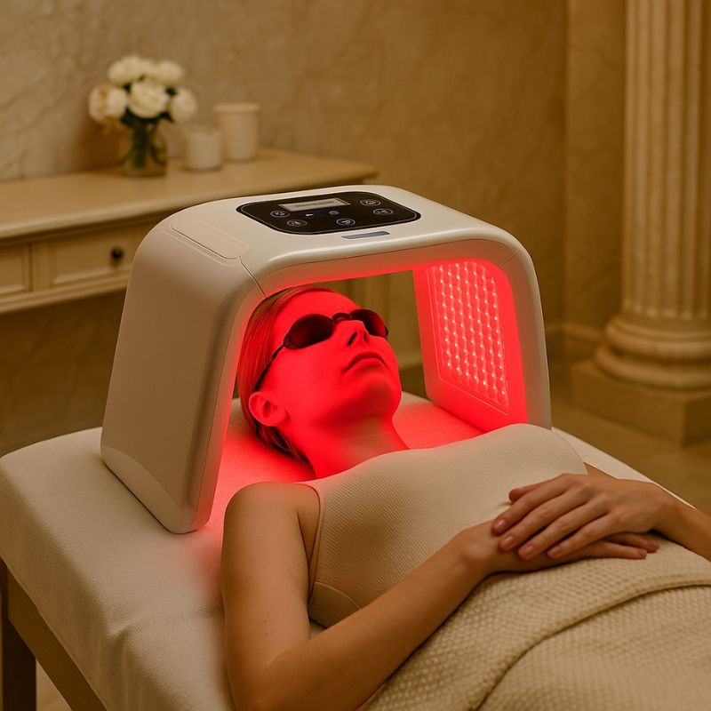 Dispositif LED de Photobiomodulation: Soin de la Peau et Rajeunissement Cutané - Ma Lumière Rouge®