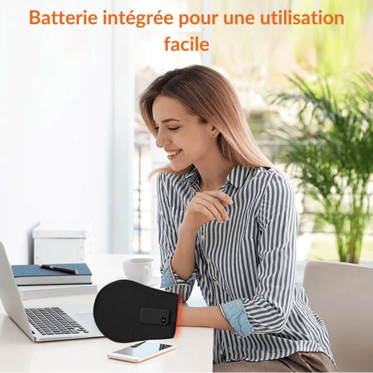 Gant de Luminothérapie: Spécial Tendinite, Arthrose et Inflammations - Ma Lumière Rouge®