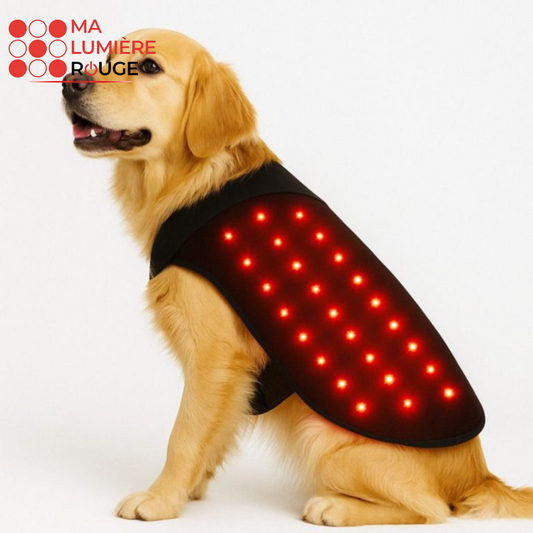 Gilet photobiomodulation pour Chien - Ma Lumière Rouge®