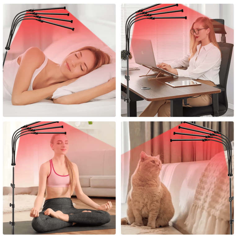 Lampe Luminothérapie à bras articulés: Bien-être et Soulagement - Ma Lumière Rouge®