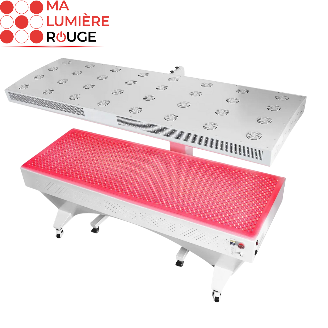Lit de Luminothérapie: Soin Complet du Corps pour Énergie, Relaxation et Vitalité - Ma Lumière Rouge®