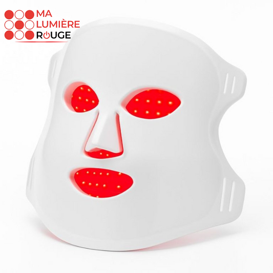 Masque LED Spécial Anti-Acné: Purifie, Répare et Illumine la Peau - Ma Lumière Rouge®