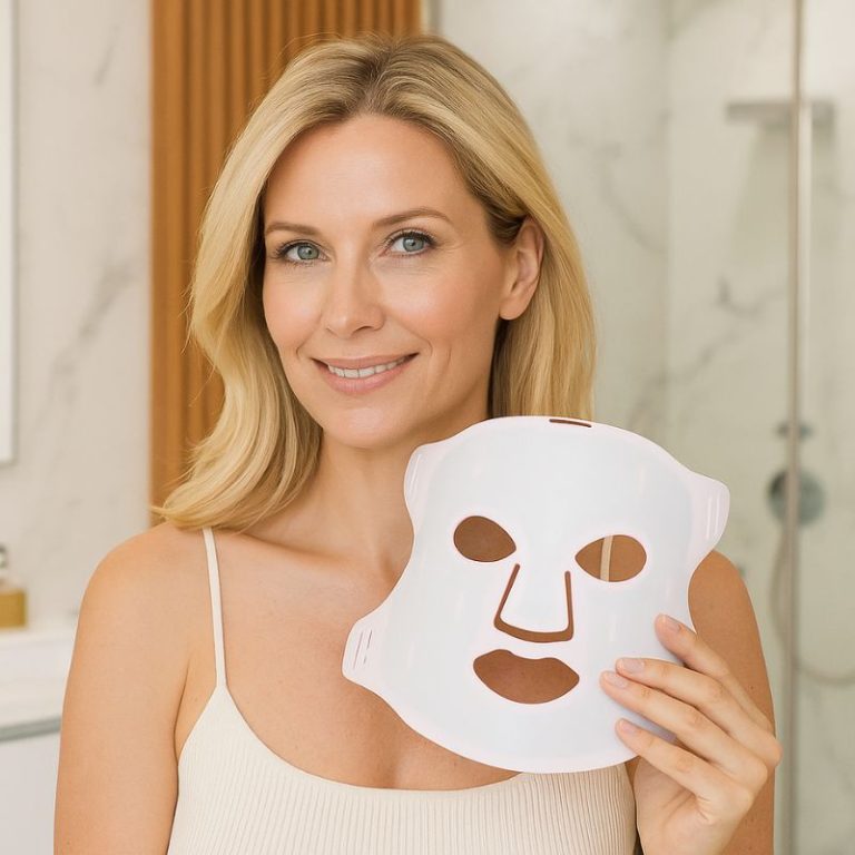Masque LED Spécial Anti-Acné: Purifie, Répare et Illumine la Peau - Ma Lumière Rouge®