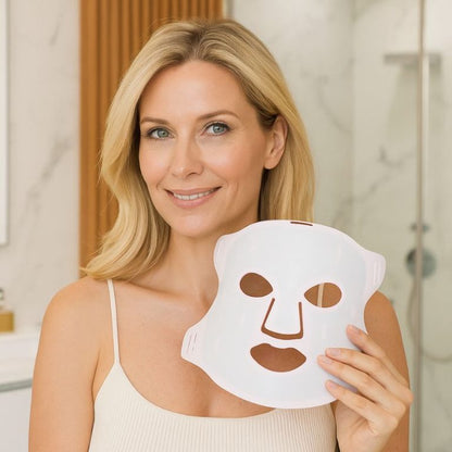 Masque LED Spécial Anti-Acné: Purifie, Répare et Illumine la Peau - Ma Lumière Rouge®