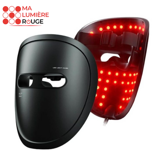 Masque LED Thérapeutique : Rides, Acné et Éclat du Teint - Ma Lumière Rouge®