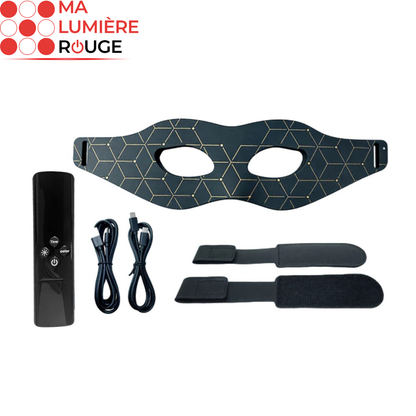 Masque LED sans fil pour les yeux: Soin anti-âge et fatigue oculaire - Ma Lumière Rouge®