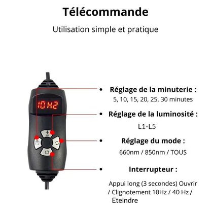 Panneau Incurvé de Luminothérapie: Relaxation, Énergie et Vitalité Naturelle - Ma Lumière Rouge®