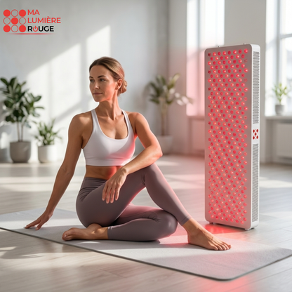 Panneau de Luminothérapie Corps Entier salle de sport: Soin Complet Peau, Muscles et Articulations - Ma Lumière Rouge®