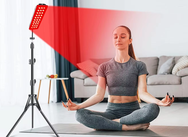 Panneau de Luminothérapie sur Trépied: Régénération Cutanée et Détente Musculaire - Ma Lumière Rouge®