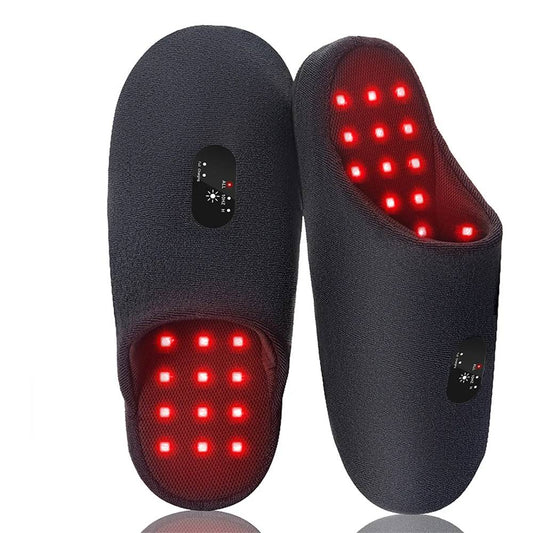 Pantoufles de Luminothérapie: Détente, Soulagement et Meilleure Circulation - Ma Lumière Rouge®
