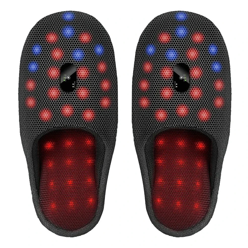 Pantoufles de Luminothérapie: Détente, Soulagement et Meilleure Circulation - Ma Lumière Rouge®