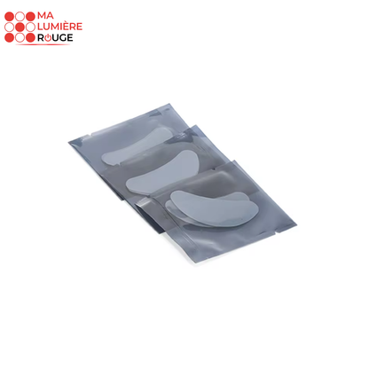 Patchs Gel Conducteurs pour Appareil de Luminothérapie Anti-Cernes LED - Ma Lumière Rouge®