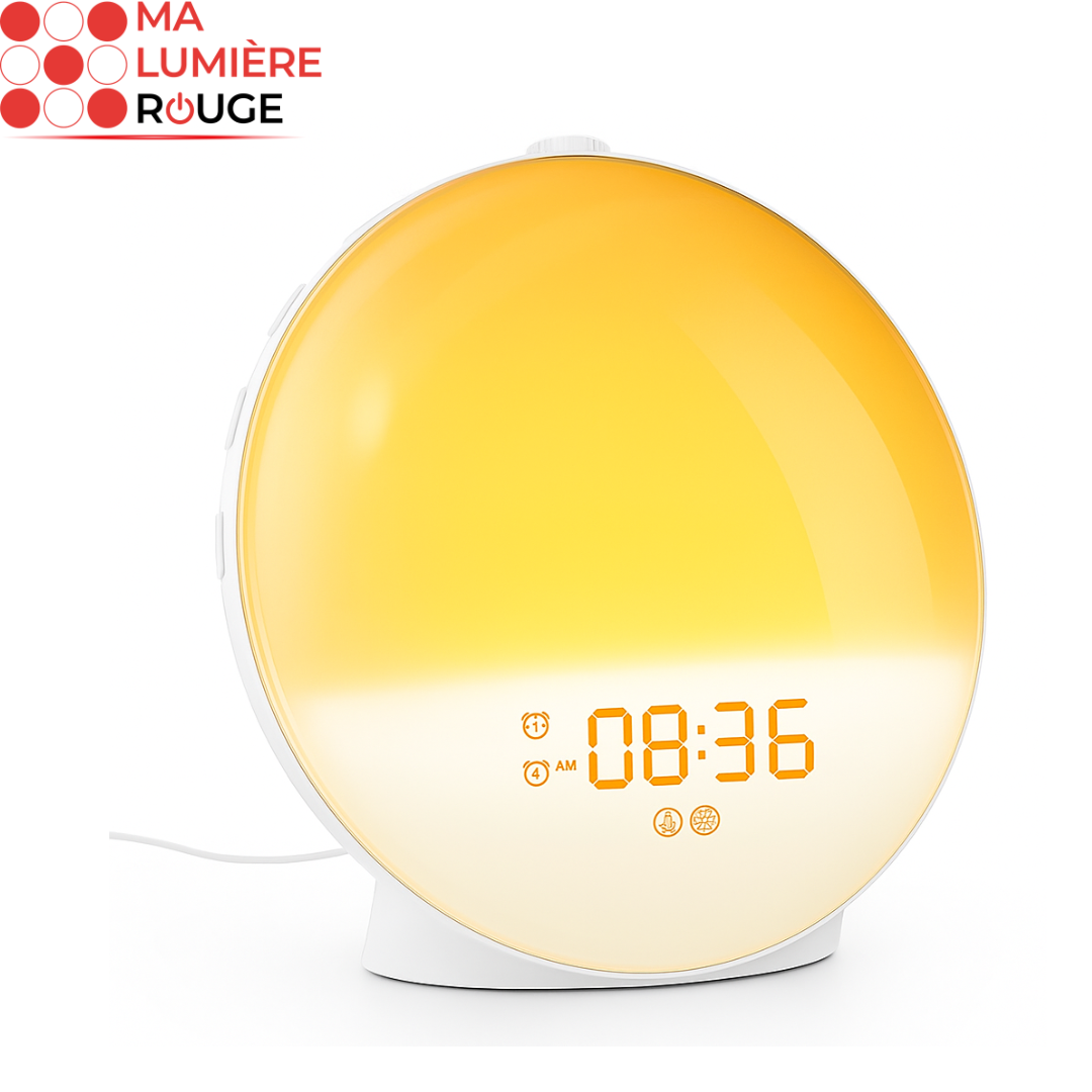 Réveil par Luminothérapie: Simulateur d’Aube - Ma Lumière Rouge®