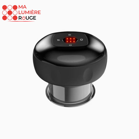 Ventouse chauffante de Luminothérapie: Récupération musculaire et Circulation Sanguine - Ma Lumière Rouge®